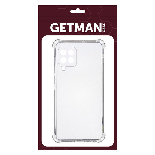 TPU чохол Getman Ease logo посилені кути Samsung Galaxy M32 Безбарвний (прозорий) фото №2