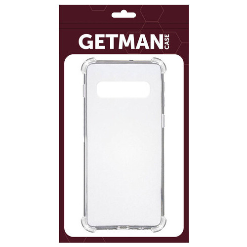 TPU чохол Getman Ease logo посилені кути для Samsung Galaxy S10 Безбарвний (прозорий) фото №2