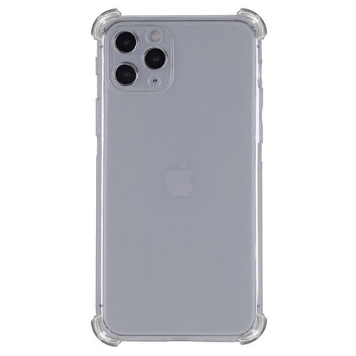 TPU чохол Getman Ease logo посилені кути Apple iPhone 14 Pro (6.1) Сірий (прозорий) фото №1