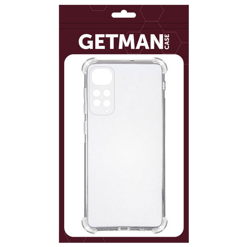 TPU чохол Getman Ease logo посилені кути Xiaomi Redmi Note 11 Pro (Global) / Note 11 Pro 5G Безбарвний (прозорий) фото №2