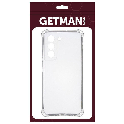 TPU чохол Getman Ease logo посилені кути Samsung Galaxy S22 Безбарвний (прозорий) фото №2