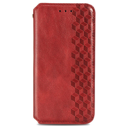 Шкіряний чохол книжка GETMAN Cubic (PU) Samsung Galaxy A33 5G Червоний фото №1