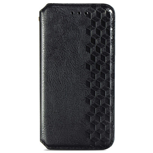 Шкіряний чохол книжка Getman Cubic (PU) Samsung Galaxy S21 FE Чорний фото №1
