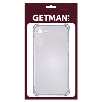 TPU чохол Getman Ease logo посилені кути Apple iPhone 6/6s (4.7) Сірий (прозорий) фото №2