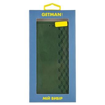 Шкіряний чохол книжка GetmanCubic (PU) Samsung Galaxy A54 5G Зелений фото №6