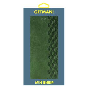 Шкіряний чохол книжка GetmanCubic (PU) Xiaomi Redmi Note 11 Pro 4G/5G / 12 Pro 4G Зелений фото №4