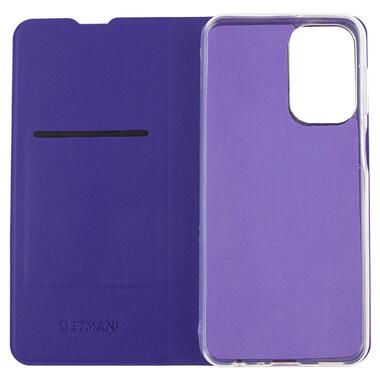 Шкіряний чохол книжка Getman Elegant (PU) Xiaomi Redmi Note 10 Pro / 10 Pro Max Фіолетовий фото №4
