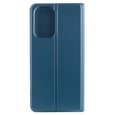 Шкіряний чохол книжка Getman Elegant (PU) Motorola Moto G32 Синій фото №2