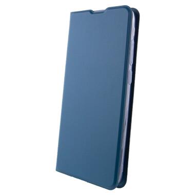 Шкіряний чохол книжка Getman Elegant (PU) Motorola Moto G32 Синій фото №3