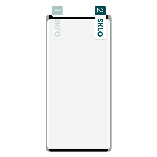 Полімерна плівка Sklo full glue (тех. пак) Samsung Galaxy Note 9 Чорний фото №1