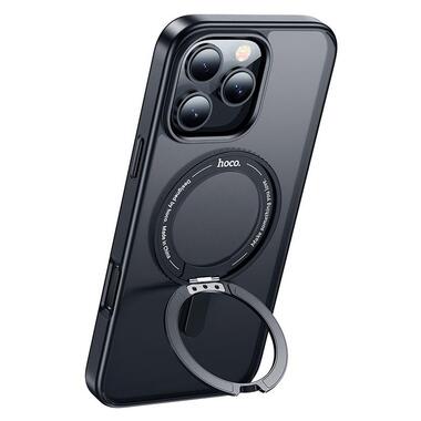 Чехол HOCO iPhone 16 Pro Max rotating magnetic case (AS1) черный фото №1