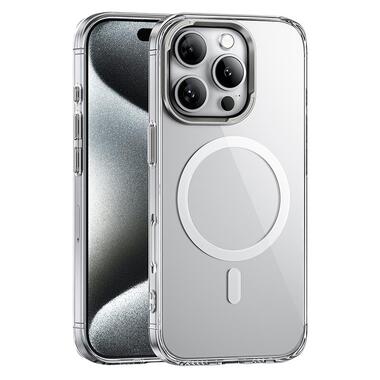 Чехол HOCO iPhone 16 Pro Max Vip magnetic protective case (AS11) transparent фото №3