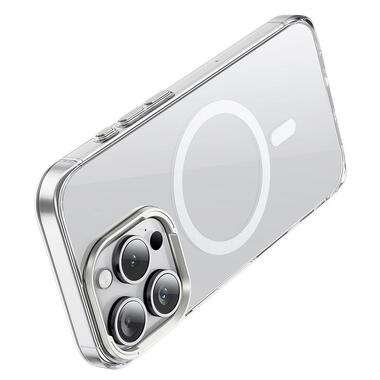 Чехол HOCO iPhone 16 Pro Vip magnetic protective case (AS11) transparent фото №2