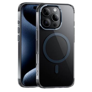 Чехол HOCO iPhone 16 Pro Vip magnetic protective case (AS11) transparent-black фото №2