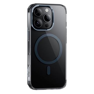 Чехол HOCO iPhone 16 Pro Vip magnetic protective case (AS11) transparent-black фото №1