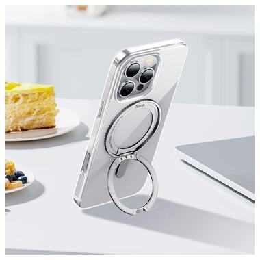 Чехол HOCO iPhone 16 rotating magnetic case (AS1) transparent фото №3