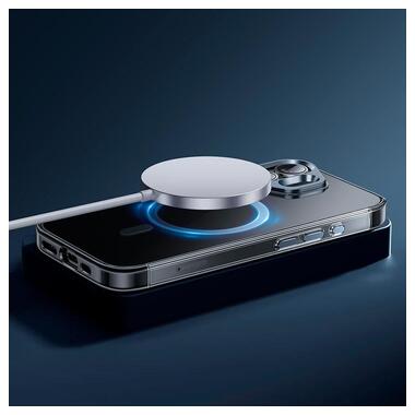 Чехол HOCO iPhone 16 Vip magnetic protective case (AS11) transparent-black фото №4
