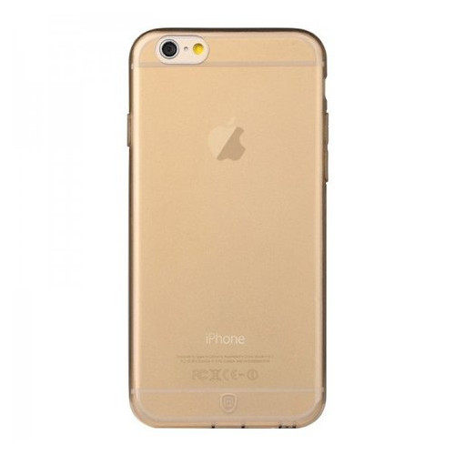 Напівпрозорий чохол Baseus Simple золотий для iPhone 6 Plus/6S Plus фото №1