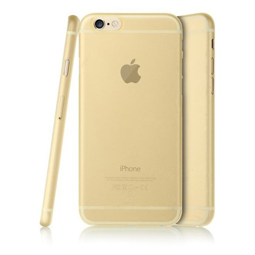 Напівпрозорий чохол Baseus Slender золотий для iPhone 6 Plus/6S Plus фото №1