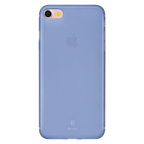 Напівпрозорий чохол Baseus Slim синій для iPhone 8/7 фото №1