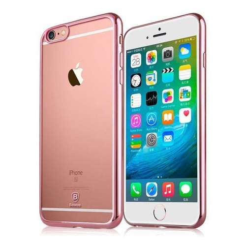 Чохол Baseus Shining рожевий для iPhone 6 Plus/6S Plus фото №1