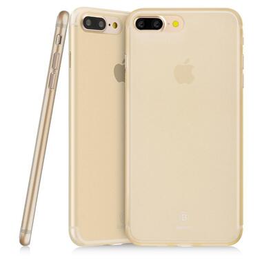 Напівпрозорий чохол Baseus Slim золотий для iPhone 8 Plus/7 Plus фото №1