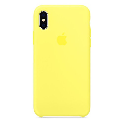 Силіконовий чохол Iworld жовтий iPhone X фото №1