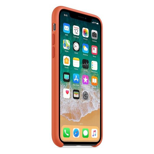 Силіконовий чохол Iworld помаранчевий iPhone X фото №5