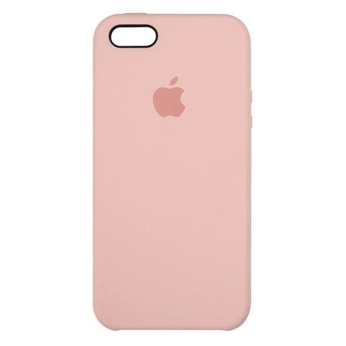 Силіконовий чохол рожевий для iPhone SE/5/5S фото №1