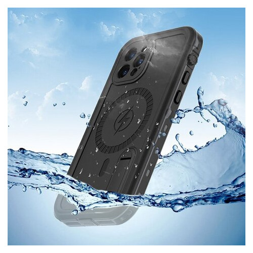 Захисний чохол Shellbox DOT Solid чорний для iPhone 12 Pro фото №2