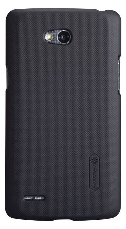 Чохол Nillkin Super Frosted Shield Case LG L80 Dual D380 black плівка фото №1