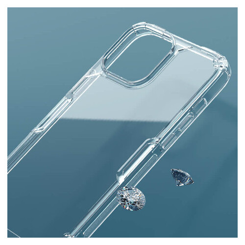 TPU чехол Nillkin Nature Series Apple iPhone 13 Pro (6.1) Бесцветный (прозрачный) фото №4