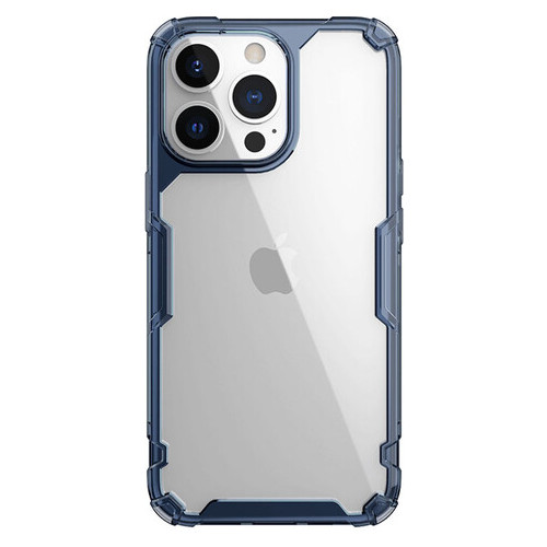 TPU чохол Nillkin Nature Series Apple iPhone 13 Pro Max (6.7) Синій (прозорий) фото №1