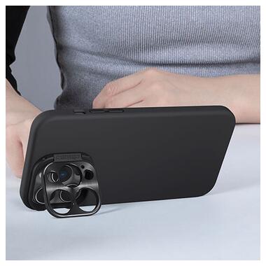 Чохол Nillkin Silicone LensWing Magnetic Apple iPhone 15 Pro (6.1) Чорний / Black фото №7