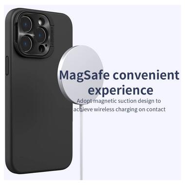 Чохол Nillkin Silicone LensWing Magnetic Apple iPhone 15 Pro Max (6.7) Чорний / Black фото №8