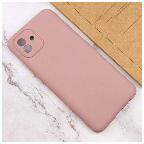 Чохол Lakshmi Silicone Cover Full Camera (A) Samsung Galaxy A04 Рожевий / Pink Sand фото №3