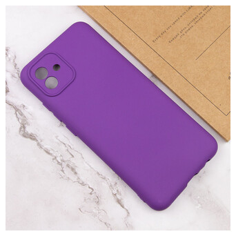 Чохол Lakshmi Silicone Cover Full Camera (A) Samsung Galaxy A04 Фіолетовий / Purple фото №4