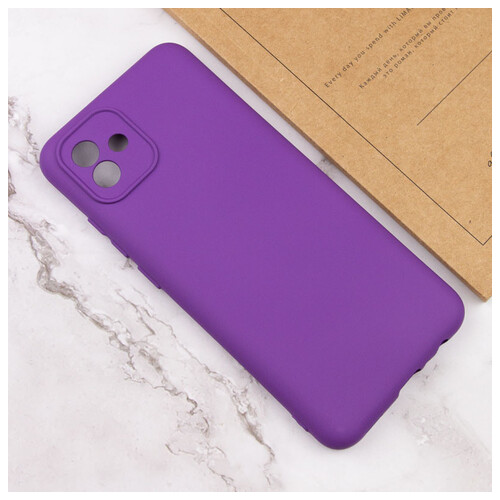 Чохол Lakshmi Silicone Cover Full Camera (A) Samsung Galaxy A04e Фіолетовий / Purple фото №4