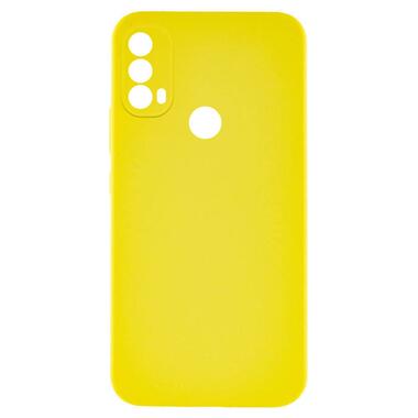 Чохол Lakshmi Silicone Cover Full Camera (AAA) Motorola Moto E40 Жовтий / Yellow фото №1