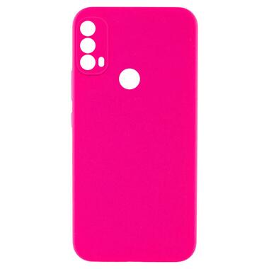 Чохол Lakshmi Silicone Cover Full Camera (AAA) Motorola Moto E40 Рожевий / Barbie pink фото №1