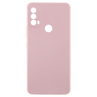 Чохол Lakshmi Silicone Cover Full Camera (AAA) Motorola Moto E40 Рожевий / Pink Sand фото №1