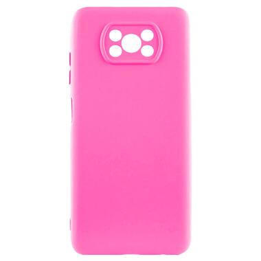 Чохол Lakshmi Silicone Cover Full Camera (AAA) Xiaomi Poco X3 NFC / Poco X3 Pro Рожевий / Barbie pink фото №1