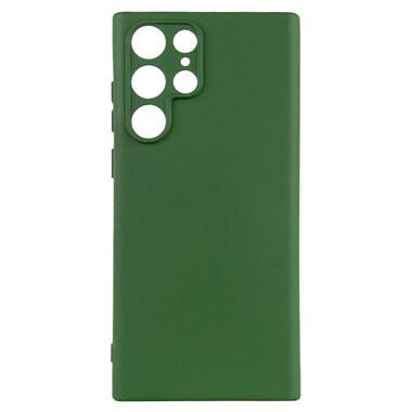 Чохол Lakshmi Silicone Cover Full Camera (A) Samsung Galaxy S24 Ultra Зелений / Dark green фото №2