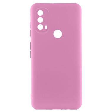 Чохол Lakshmi Silicone Cover Full Camera (A) Motorola Moto E40 Рожевий / Pink фото №1