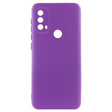 Чохол Lakshmi Silicone Cover Full Camera (A) Motorola Moto E40 Фіолетовий / Purple фото №1