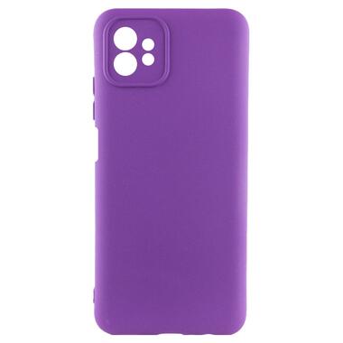 Чохол Lakshmi Silicone Cover Full Camera (A) Motorola Moto G32 Фіолетовий / Purple фото №1