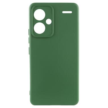Чохол Lakshmi Silicone Cover Full Camera (A) Xiaomi Redmi Note 13 Pro+ Зелений / Dark green фото №1
