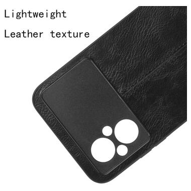 Чохол Cosmiс Leather Case Poco M5/M5 5G Black (CoLeathPocoM5Black) фото №4