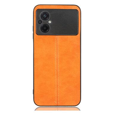 Чохол Cosmiс Leather Case Poco M5/M5 5G Orange (CoLeathPocoM5Orange) фото №1