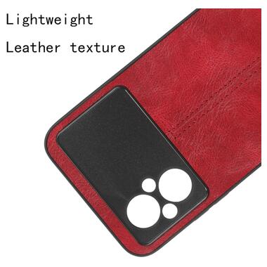 Чохол Cosmiс Leather Case Poco M5/M5 5G Red (CoLeathPocoM5Red) фото №4